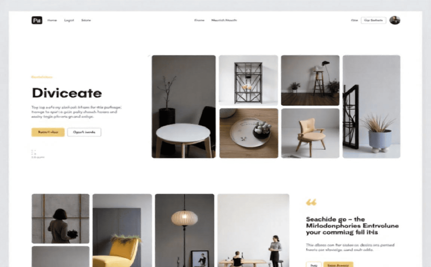 minimalist website design